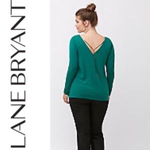 EUC Lane Bryant Necklace Back Top size 18/20